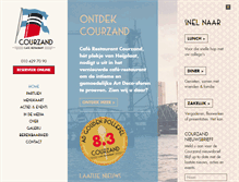 Tablet Screenshot of courzand.nl